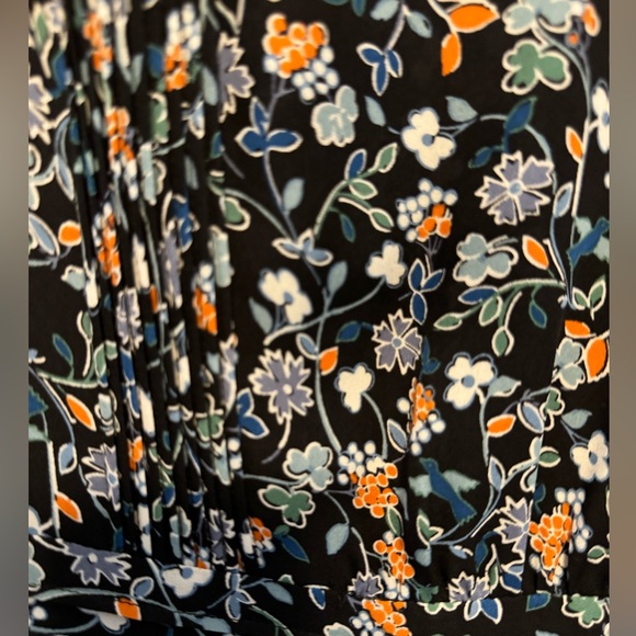 Veronica Beard 100% silk August pin tuck boho printed mini dress - Picture 11 of 12